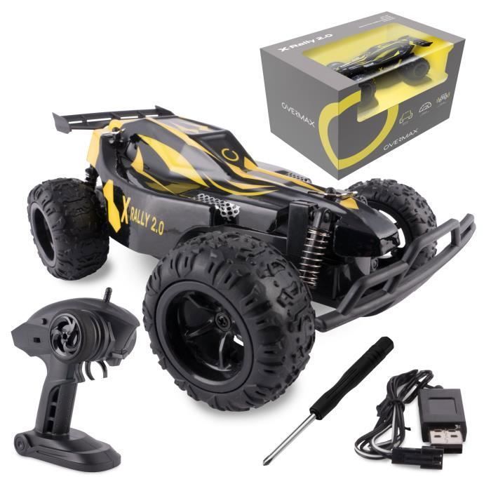 OVERMAX X-Rally 2.0 - Voiture télécommandée de course tout-terrain - 25 km/h  - RC Véhicule radiocommandé - 30 min sans charge - Cdiscount Jeux - Jouets