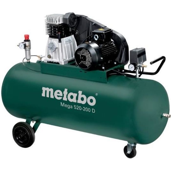 Compresseur METABO Mega 520 200 D 3 kW 10 bar - vue 4