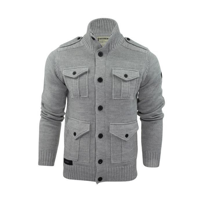 Hommes Pull Cardigan Dissident 'Lester 