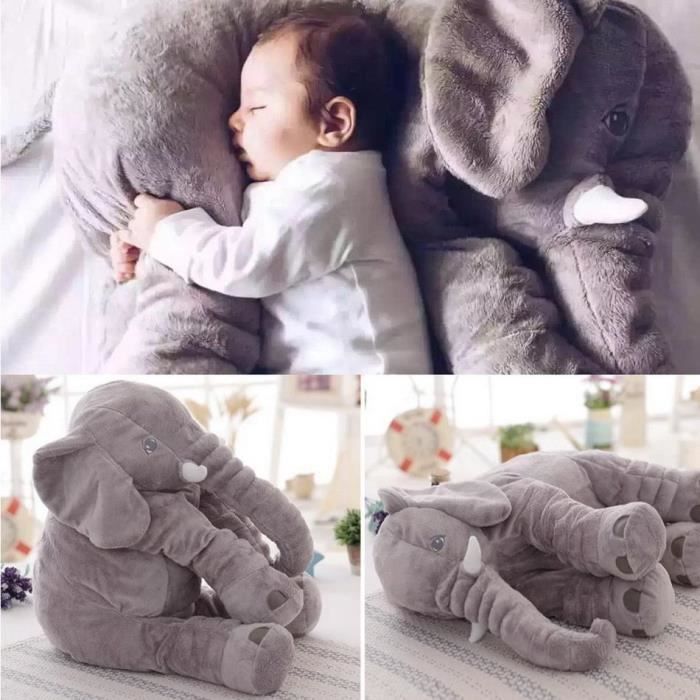 Peluche Bebe Elephantdoux Sommeil Oreiller Grande Peluche Poupee Animaux Jouets D Enfants Cdiscount Jeux Jouets