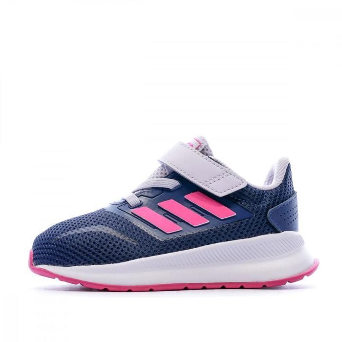 Baskets de sport adidas Falcon CF pour filles - Bleu - Running - Enfant