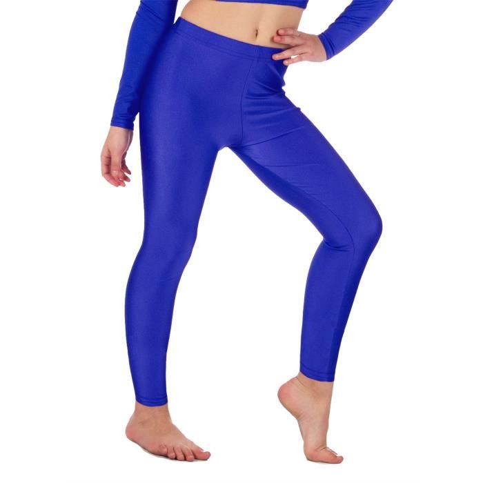 legging bleu fille