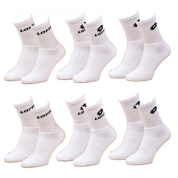 Chaussettes homme ECKO SPORT Pack de 6 Paires Tennis ECKO Blanc 43