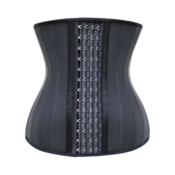 Corset Gainant Femme 3 Sections - Taille M (76-82 Cm), Pour Exercice, Post-partum, Contrôle Ventre, Noir