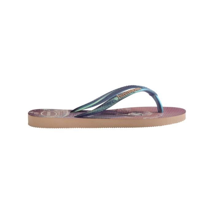 Tongs Cat & Jack Pour Fille Enfant - Taille Jeunesse 9/10 - Couleur Rose Pastel - Occasion