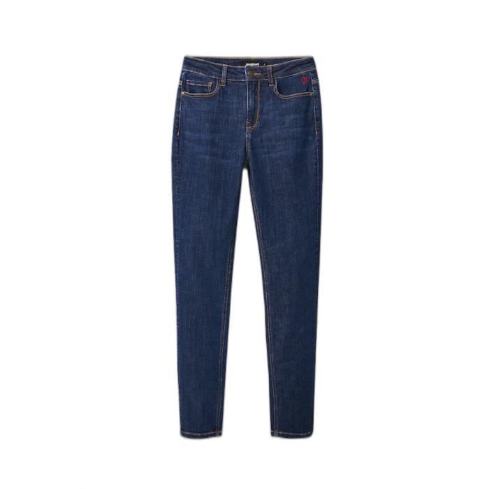 Pantalon Femme Desigual Réf 69D26A2 Taille 34 Bleu - Neuf Sans étiquettes, Style Jean Vintage