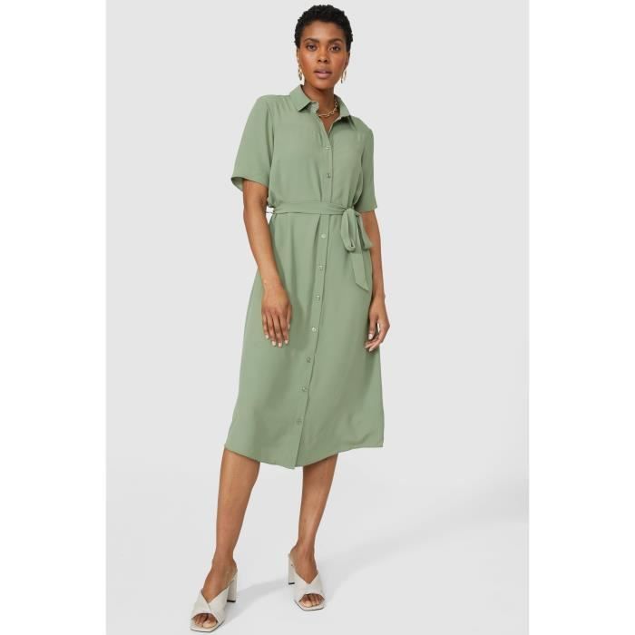 Robe De Soirée Vintage Principles - Taille 12 - Couleur Chocolat Et Beige Avec Doublure - Occasion Très Bon état