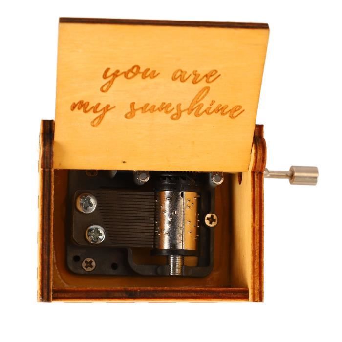 Mxzzand Boîte à Musique De Noël Boîte à Musique De En Bois Pour Filles