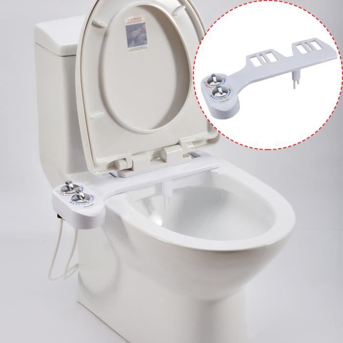 Bidet Nettoyeur de Toilettes Kit Douchette Bidet pour WC Buse Double Eau  Froide - Chaude Hygiène Intime Bidet Toilettes Pratique - Cdiscount  Bricolage