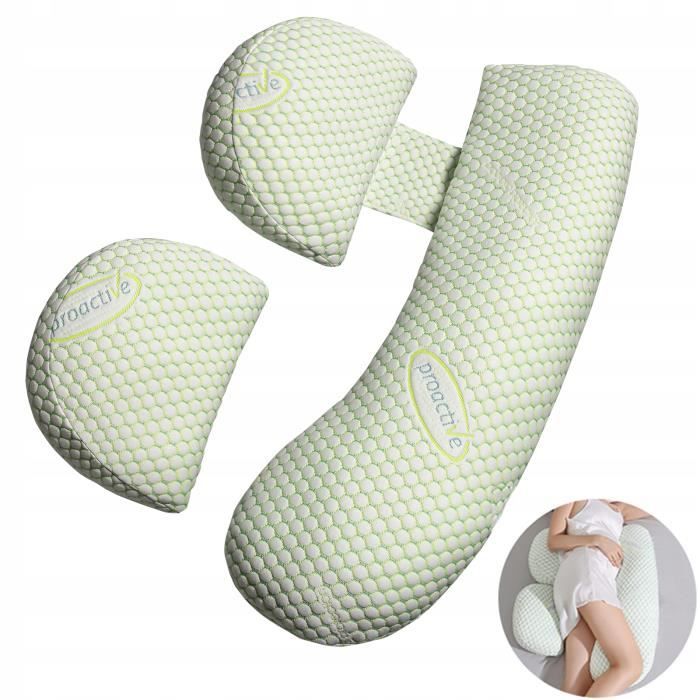 Oreiller De Grossesse Gonflable En U Camel - Coussin Maternité Confortable Pour Dormeuses Latérales