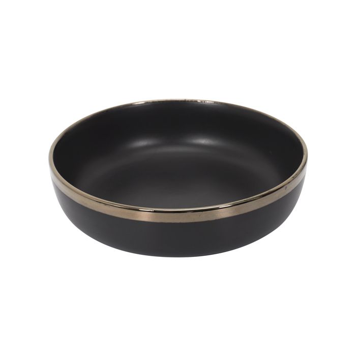 Lot de 6 Assiettes Creuses Moscou 17cm Noir