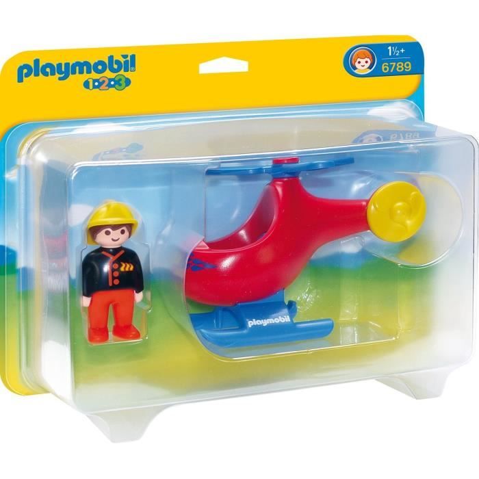 playmobil 123 caserne pompier