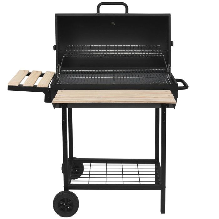 Barbecue à 76x33.5cm avec chariot SMOKER ONE ROBBY - vue 2