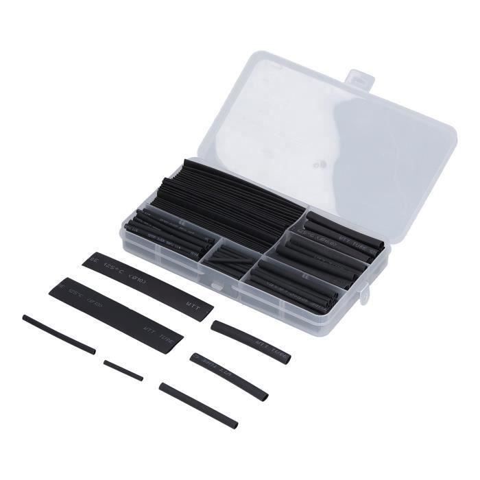 70 Tubes Thermorétractables Sans Halogène – 5 Tailles, Ratio 2:1, Antidéflagrant | Pour Isolation électrique, Bricolage, électronique - 2