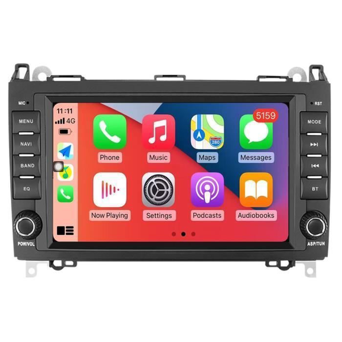 Façade D'autoradio Pour Mercedes W169 W245 2004-2011 - ABS, Installation Facile, Look Intégré