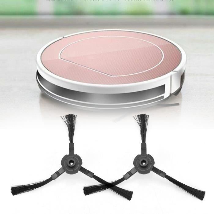 2 Spazzole Laterali Per Robot Aspirapolvere ILIFE E ZACO | Compatibili Con V3, V4, V5s, V5x, A6, A8 | Set Sinistra + Destra - 2