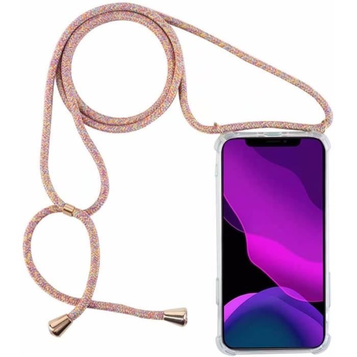 Lanière Universelle Pour Téléphone Avec Mousqueton Et Coussinets – Nylon Tressé, Confortable Et Anti-glisse