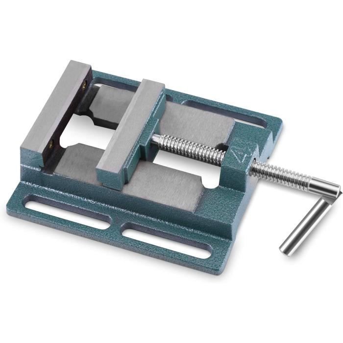 Étau Pour Perceuse à Colonne 110mm Ouverture - Étau Lourd Fonte Acier Parallèle Pour Banc Et Drill Press