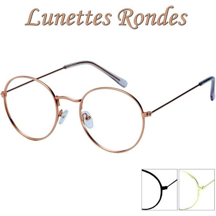 Lunettes rond sales