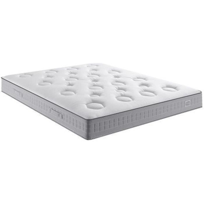 Matelas 140 x 190 cm - Ressorts ensachés - 26 cm - Mi-ferme - SIMMONS - SW4