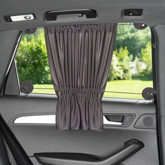 Pare-soleil Voiture Zamboo XXL - 68x50cm - Rideau Occultant Avec Ventouses - Protection UV