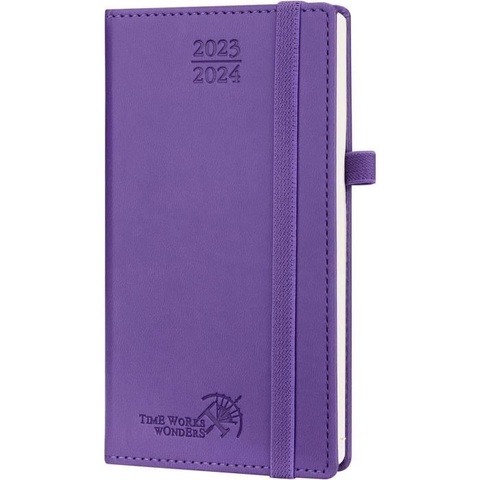 Agenda Semainier 2026 A4 (29,7x21 Cm) - Couverture Souple PU, Intervalles 15 Min - De Janvier à Décembre 2026 - Papier 100g/m²