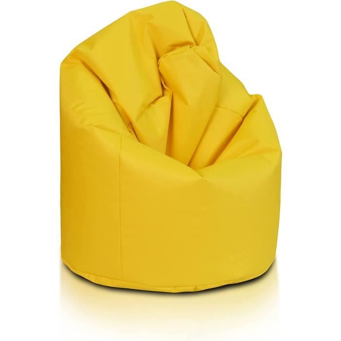 Ecopuf Yoko Modern Pouf Imbottito Sfoderabile 70x75cm - Poltrona Sacco In Microfibra Vellutata - Doppia Cerniera Antiperdita - 2