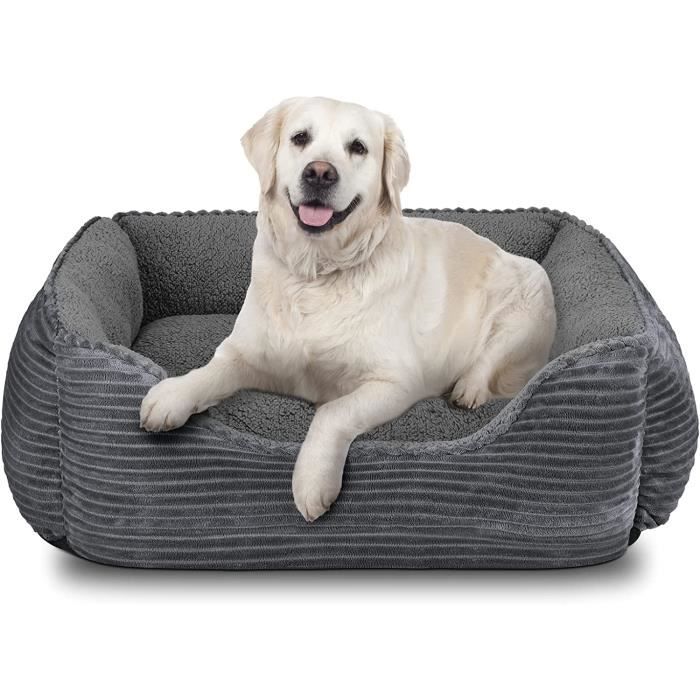 Panier Pour Chien Grande Taille 85×65×20 Cm – Coton PP Ultra-Doux, Base Antidérapante | Couchage Confortable Et Lavable