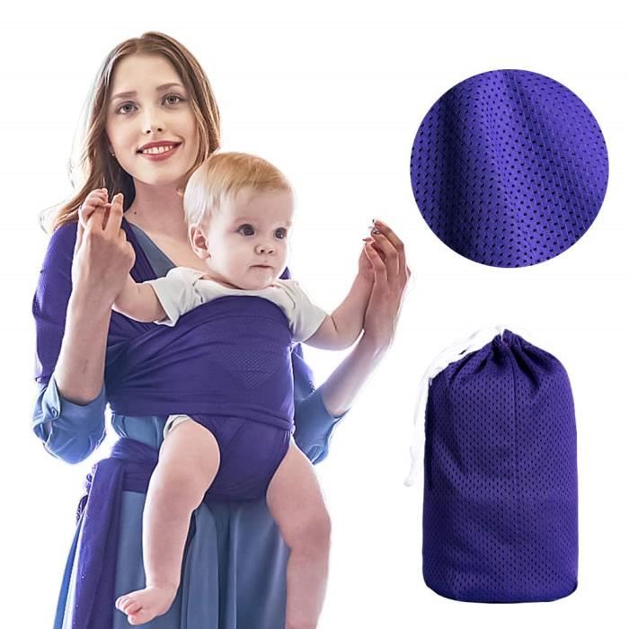 écharpe de portage bébé facile à mettre