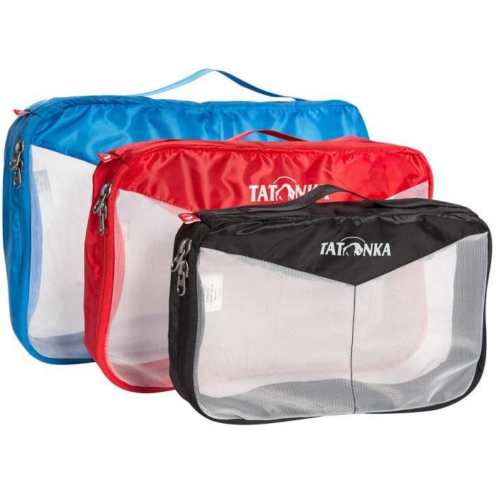 tatonka mesh bag - rangement - rouge/bleu