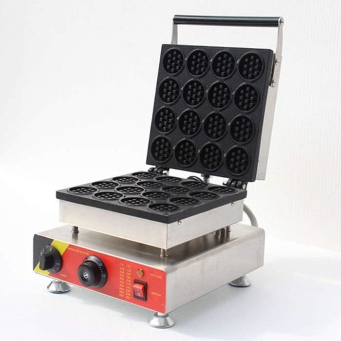 Commercial Classique Ronde Gaufrier Température En Acier Inoxydable Et ...
