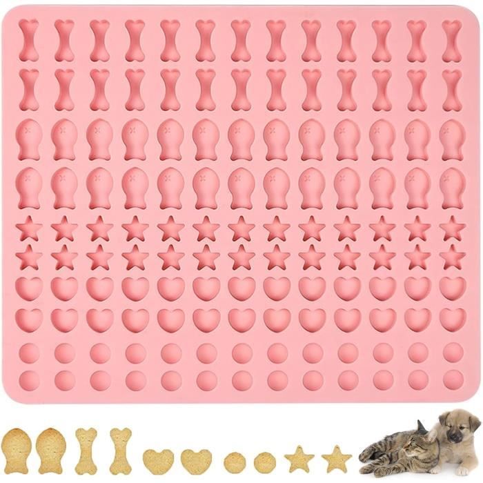 Moule à Friandises Chien En Silicone - Forme Poisson - Antiadhésif Sans BPA - 40x28,5cm