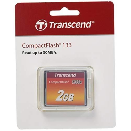 Carte Mémoire CompactFlash Transcend 2 Go UDMA 4 133x TS2GCF133