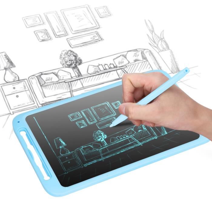 Tablette d'Ecriture LCD Enfant 12” Ardoise Coloré Planche à Dessin avec  Stylet Tablette Graphique Effaçable (Bleu) abilityshop - Cdiscount Jeux -  Jouets