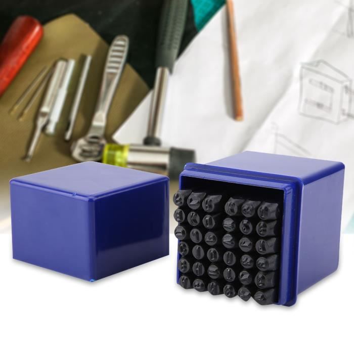 GUEENKY 36 PIÈCES Lettres Et Chiffres à Frapper 4mm Poinçon