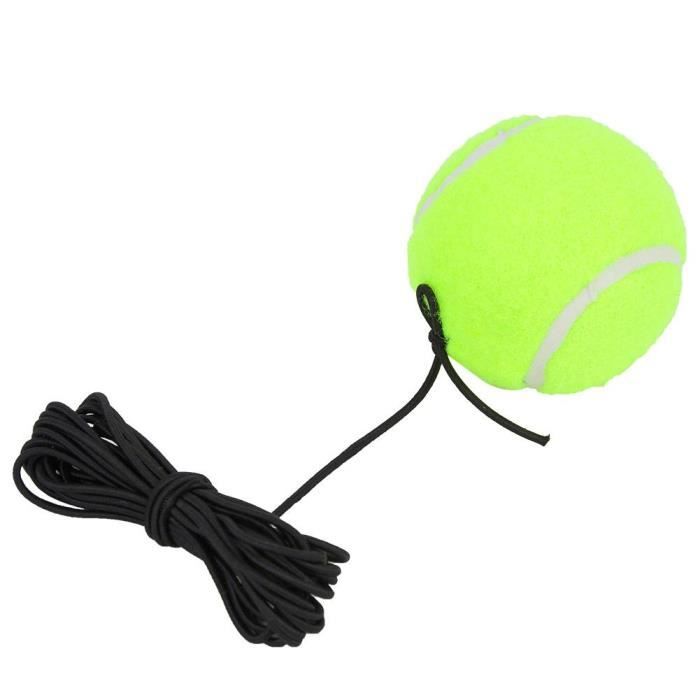Nyphgo Balle avec Elastique Balle de Tennis Débutant Balle Dentraînement de Tennis Idéal pour la Pratique du Tennis en Intérieur et en Extérieur avec Une Balle de Rebond Durable 4 Pièces
