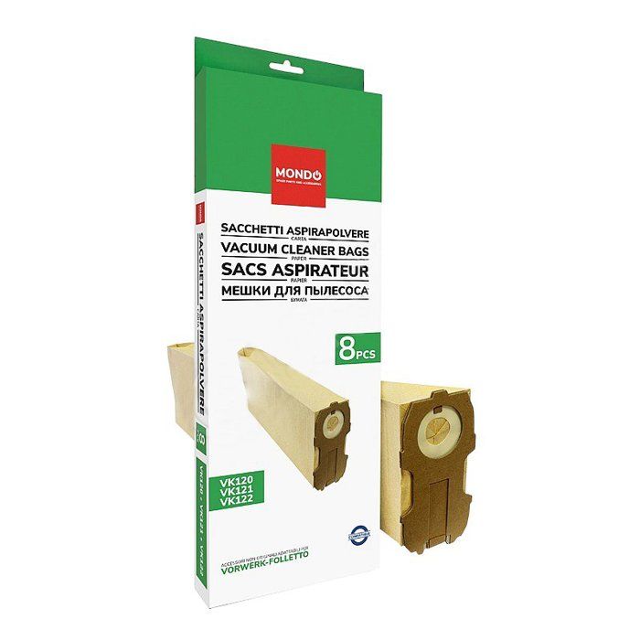 Sachet De 8 Sacs Aspirateur Vk118 Vk122 - Vorwerk