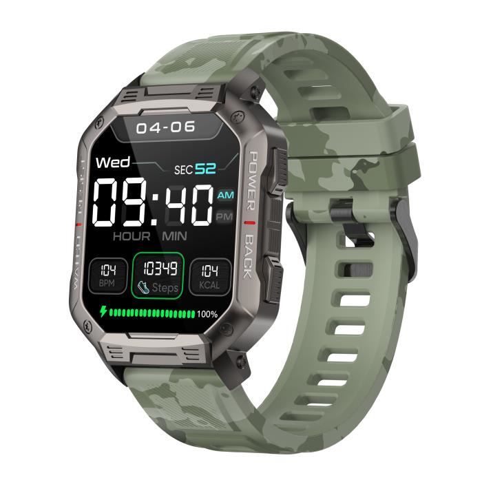 Montre Connectée Homme avec Appel Bluetooth 5.1Numérotation 1.83 Montre Intelligente Smartwatch 19 Modes Sport IP67 - vue 2