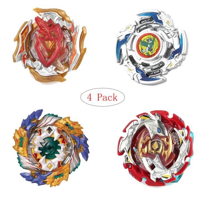 YIGA [4 Pack] Toupie Beyblade Burst - Toupie De Competition - 4 X Set