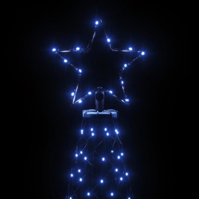 Arbre de Noël cône 200 LED Bleues 70x180 cm Arbre de Noël cône 200 LED Bleues 70x180 cm