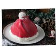 1PC Silicone Mousse Moule 3D Swirl Shabon Chapeau de Noël Cake Moules à gâteau au pâte de Santa Chocolat, Crème glacée-1
