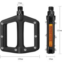 Pédales de vélo pliantes Tovbmup - 1 paire - Pédales de vélo avec réflecteurs - 14 Pédales de vélo pliantes Tovbmup - 1 paire - Pédales de vélo avec réflecteurs - 14
