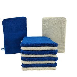 Lot De 10 Gants De Toilette Jetables Jean Carol - Velours Doux Hypoallergénique