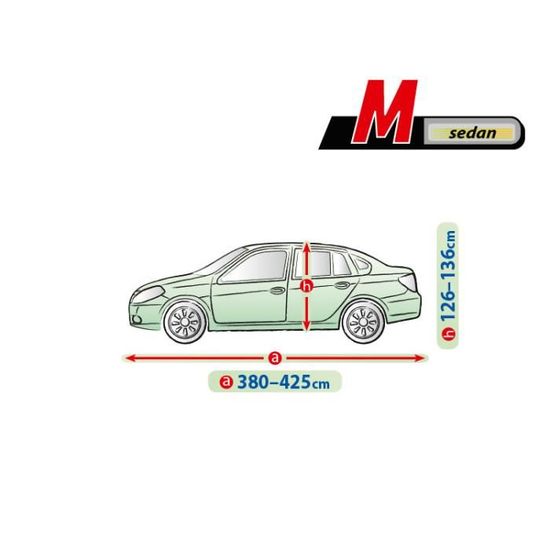 Bâche de protection Housse de protection voiture M pour Kia Rio Berline 1 I  2 II Imperméable - Cdiscount Auto