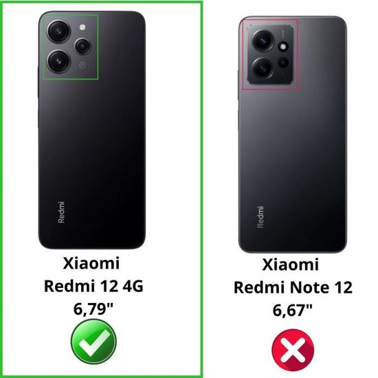 Coque FC Barcelone Pour Xiaomi Redmi 12 - Écusson Transparent Officielle Barça Silicone