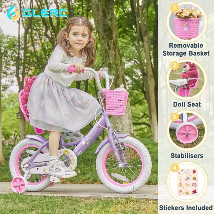 Velo Enfant 6-9 Ans Vu00e9lo Enfant Nogan Cargo Filles 24