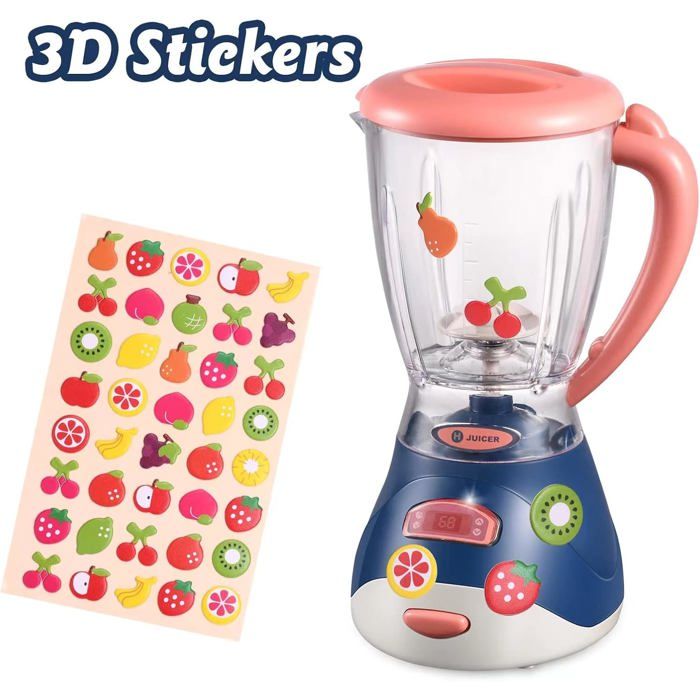 Cuisine Jouet Pour Enfants 3 Ans Et Plus – Kit Électroménager Miniature Avec Cafetière, Mixeur Et Grille-Pain – Jeu D'imitation Éducatif Kit