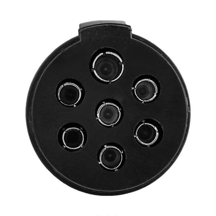 Prise électrique De Remorque 7 Broches Heavy Duty - Connecteur Robuste Neuf Pour Attelage