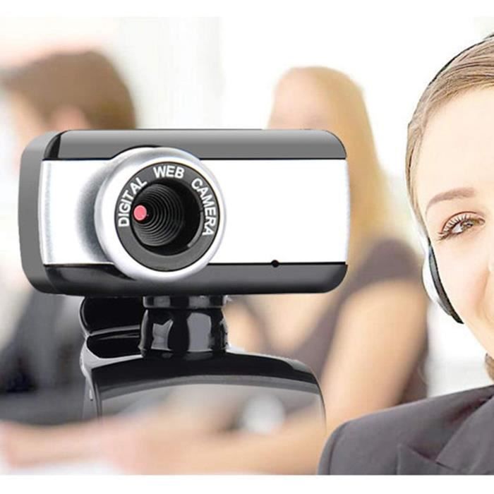 USB Classique 2. 0 Caméra Ordinateur Portable Webcam Clip-on 480P Web Cam  avec Microphone pour Pc[544] - Cdiscount Informatique