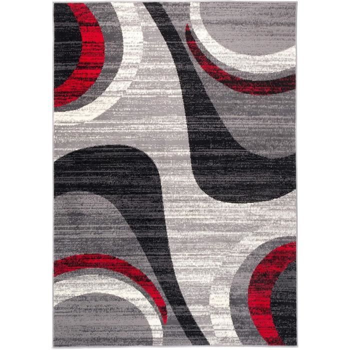 Tapis Salon Moderne Vintage - Poil Court Doux, Lavable Machine, Antidérapant - 120x150 Cm Beige Fleuri
